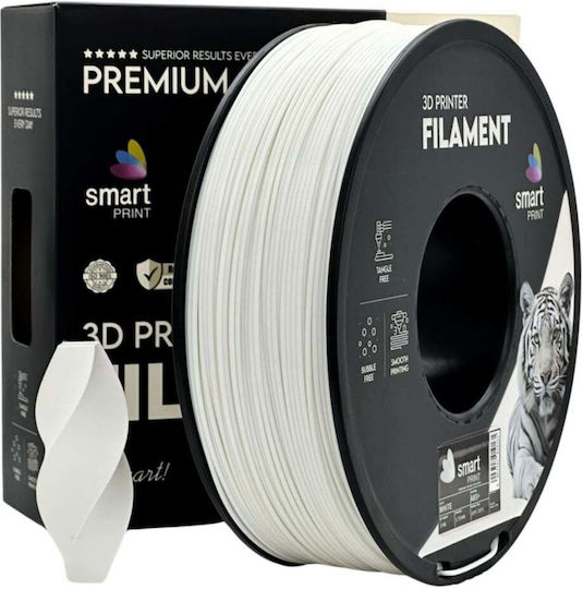 Smart Print Filament Pentru Imprimante 3D 1kg Abs+ Alb