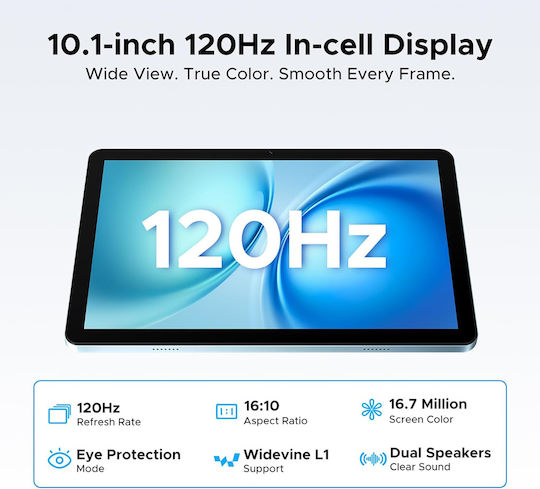 Doogee Tab G5 4G 10.1" (3GB/128GB) Син