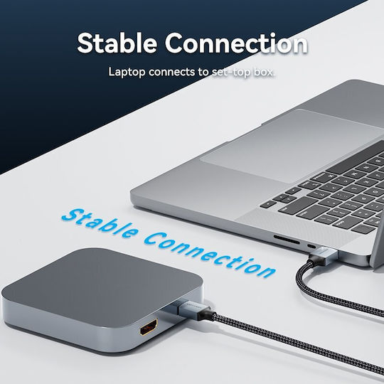 Vention Cable Usb-a 3.0 M-m Braided 1.5m Ctshg