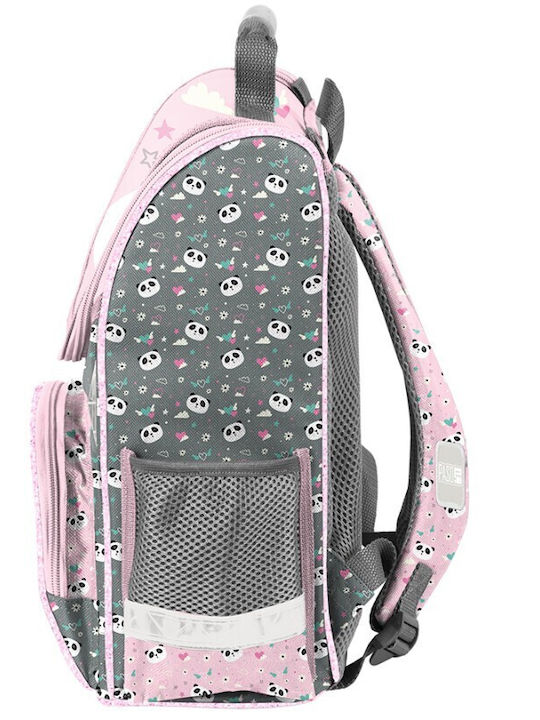 Paso Schulranzen Rucksack Grundschule mit Flaschenhalter Rosa 28 x 15 x 36cm