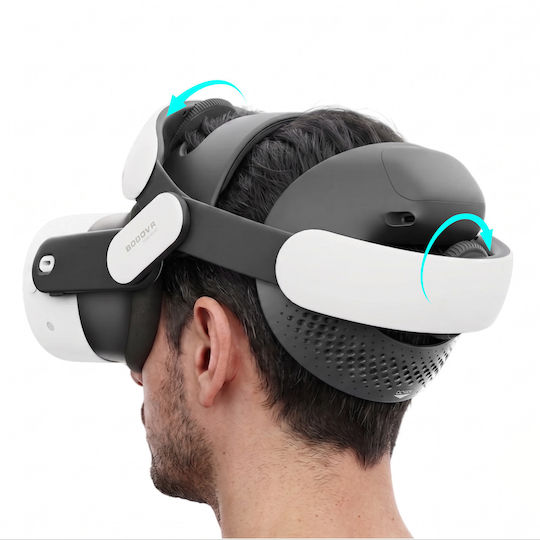 Bobovr Curea de cap VR ergonomică reglabilă Meta Quest 3 3S Albă