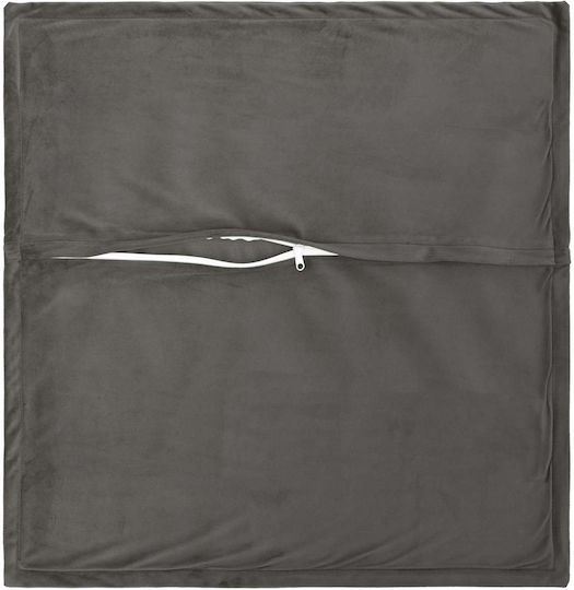 vidaXL Sofa Cushion Houten in Dark Grey Velvet 35x35cm