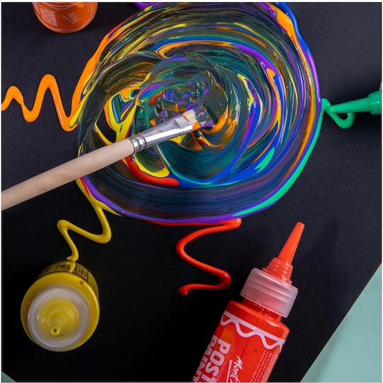 Mont Marte Tempera Farben 6 Stück X 60ml