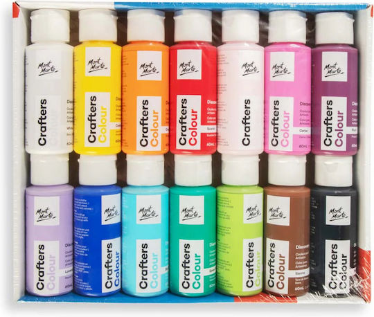 Mont Marte Set De Culori Acrilice Pentru Pictură 14x60ml