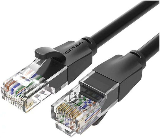 Vention U/UTP Cat.6 (Gigabit) Cablu de Rețea Ethernet 1.5m Negru