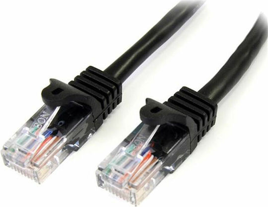 StarTech U/UTP Cat.5e (Gigabit) Καλώδιο Δικτύου Ethernet 10m Μαύρο