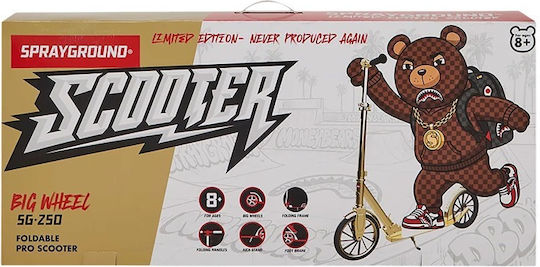 Sprayground Scuter pentru copii cu 2 roți Auriu