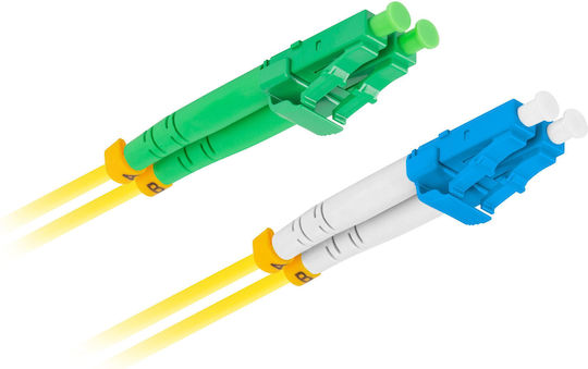Lanberg Cablu De Rețea Cu Fibră Optică LC/APC-LC/UPC 2m Multicolor