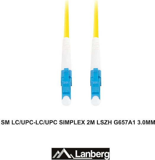 Lanberg Optical Fiber Cable LC/UPC-LC/UPC 2m Multicolour