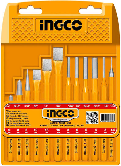 Ingco HKPP8612 Комплект ръчни инструменти 12 бр