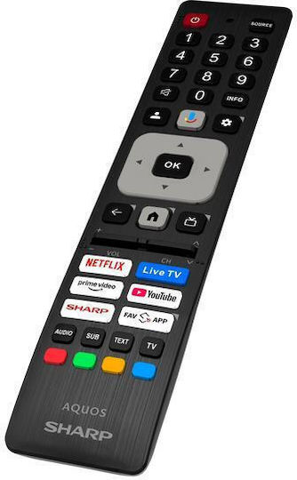 Sharp Smart TV 43" 4K UHD QLED 43HP5465E HDR (2025)