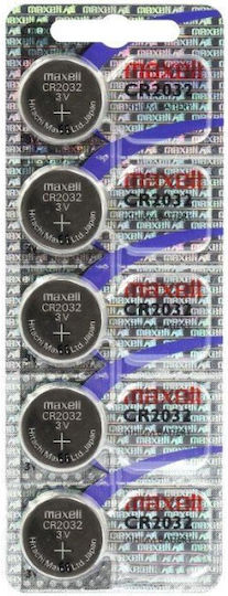 Maxell Baterii Litiu pentru ceasuri CR2032 3V 5buc
