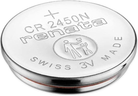 Renata Lithium Watch Battery CR2450N 3V 1pcs