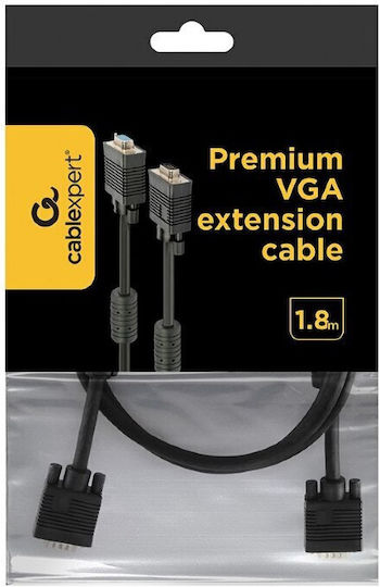 Cablexpert Cable VGA male - VGA female 1.8m (CC-PPVGAX-6B)