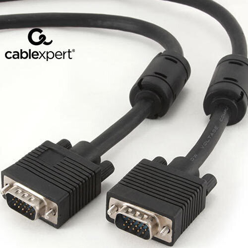 Cablexpert VGA male to VGA male Black 5m Cable (CC-PPVGA-5M-B)