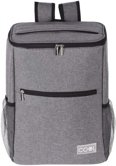 Excellent Houseware Geantă Izolată Rucsac 20 Litri Gri L30 x L19 x Î42cm