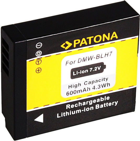 Patona Kamera Batterie 0380 Lithium-Ionen (Li-Ion) Kompatibel mit Panasonic