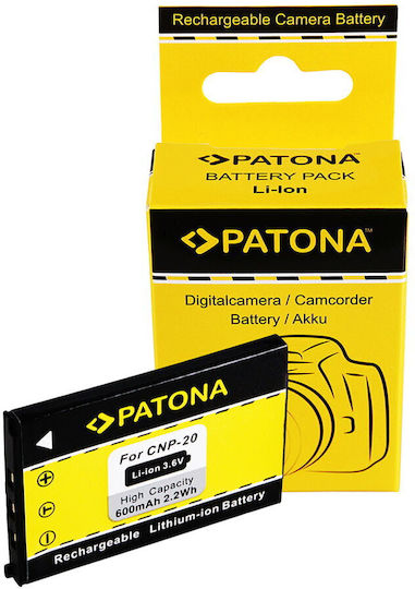 Patona Μπαταρία Φωτογραφικής Μηχανής NP-20 1023 Ιόντων-Λιθίου (Li-ion) 600mAh Συμβατή με Casio