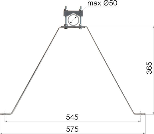 Clama de perete Delta Omp-50l40