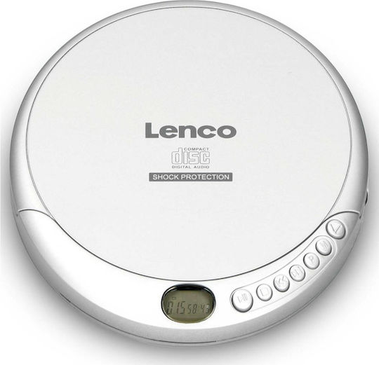 Lenco Φορητό Ηχοσύστημα με CD Ασημί