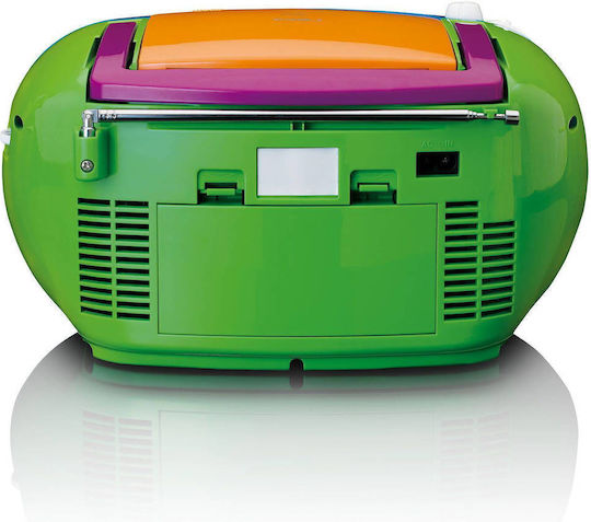 Lenco SCD-971 Portable Sound System With CD Cassette Player Radio Multicolour