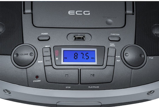ECG CDR 1000 U Portable Sound System with CD MP3 USB Radio Black