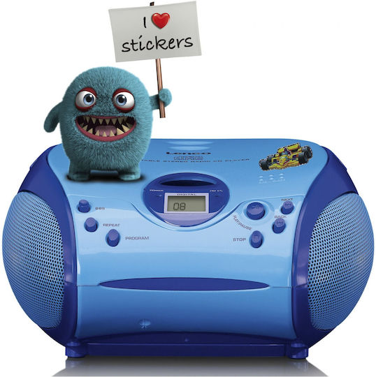 Lenco SCD-24BU Kids Преносима Аудиосистема с CD Радио Син