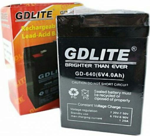 GDLite Μπαταρία Μολύβδου 6V 4.0Ah
