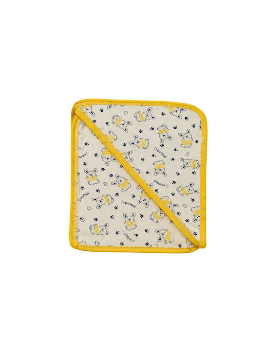 Esthisis Cotton Flannel Swaddle Blanket Yellow 95x80cm