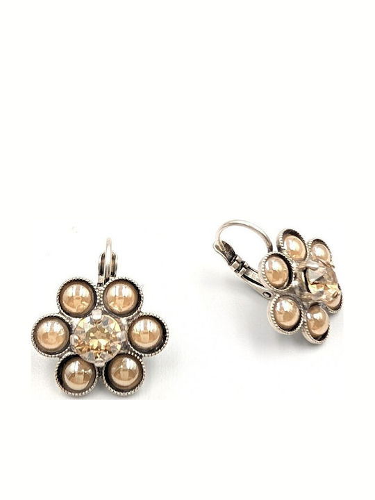 Swarovski Earrings Dangle with Stones