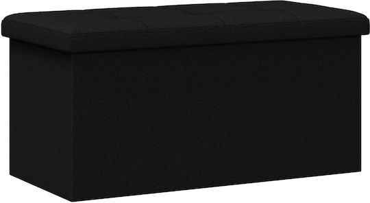 Bankhocker mit Stauraum Hölzernes Schwarze