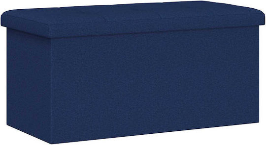 Bankhocker mit Stauraum Hölzernes Blau