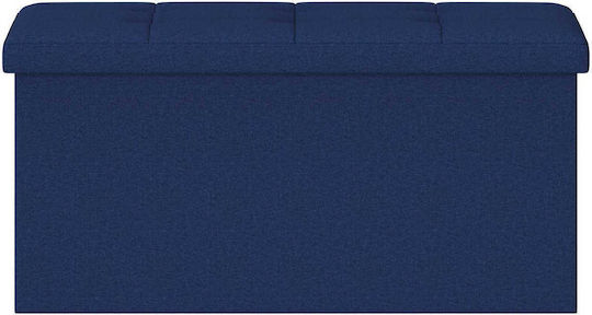 Bankhocker mit Stauraum Hölzernes Blau