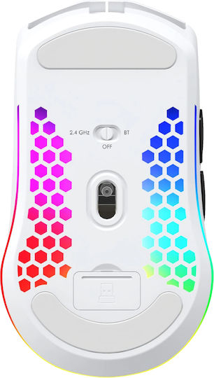 White Shark Cador Безжично RGB Геймърско мишка 10000 DPI Бяло