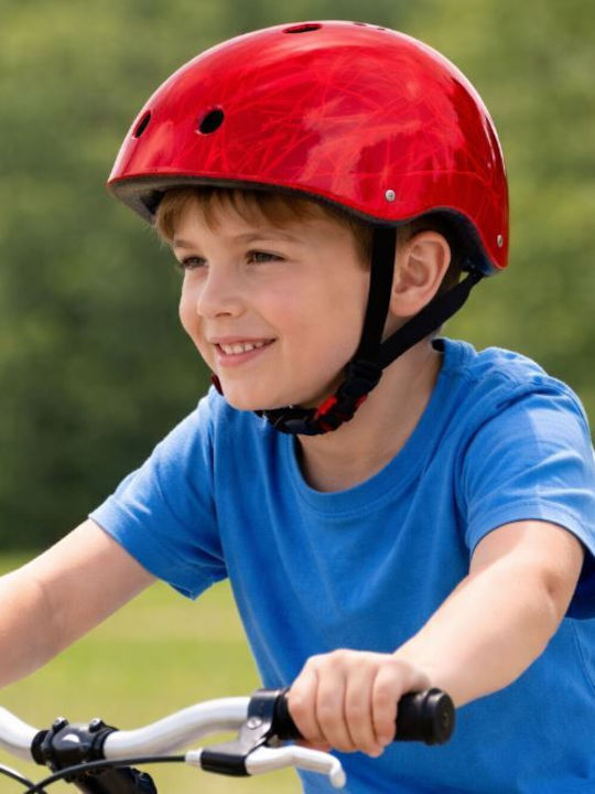 Kiddimoto Marquez Kids' Helmet for City Bike Red