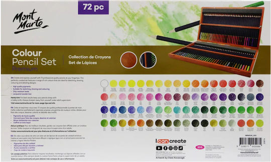 Mont Marte Premium Buntstifte Set 72 Stück