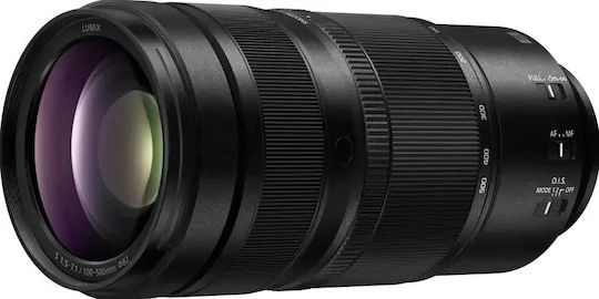 Panasonic Camera Lens LUMIX S 100-500mm F5-7.1 O.I.S Fixed for Leica L Mount Black