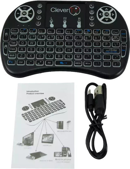 CleverTV Wireless Keyboard with Touchpad English US