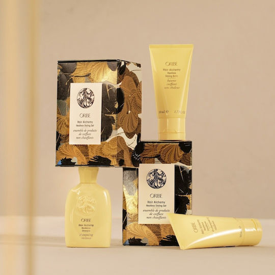 Oribe Heatless Styling Hair Care & Styling Set with Shampoo, Conditioner & Styling Cream