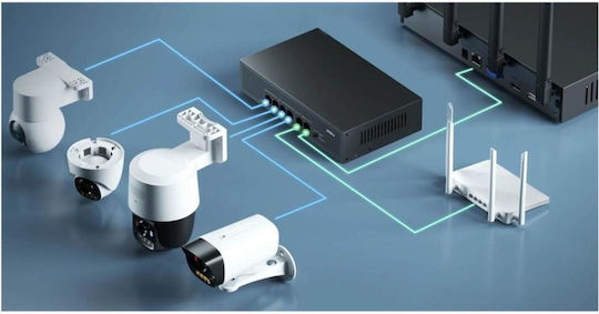 Imou SF106P Unmanaged L2 PoE+ Switch with 6 Gigabit (1Gbps) Ethernet Ports