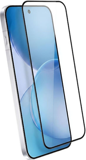 Avizar Full Glue Tempered Glass Screen Protector Oppo Reno 16 16 Pro Black Transparent