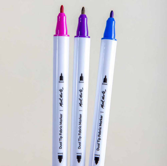 Mont Marte Textile Marker Set 12pcs