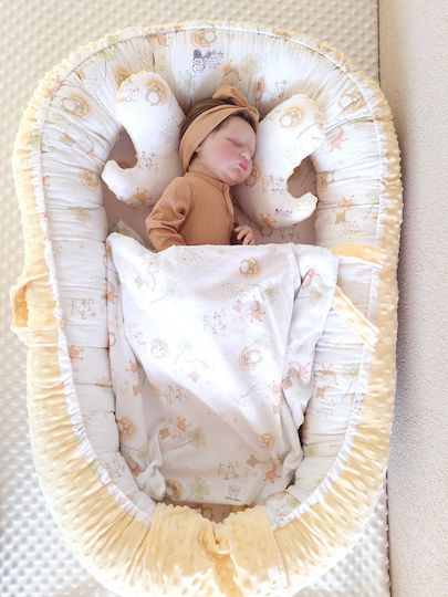 BabyValia Baby- und Kinderkissen Nest Gelbe