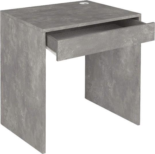 Mida Wooden Desk Grey Concrete 72x60x73.8cm