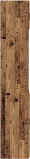 Wall Cabinet Aged Wood 70x42.5x225cm