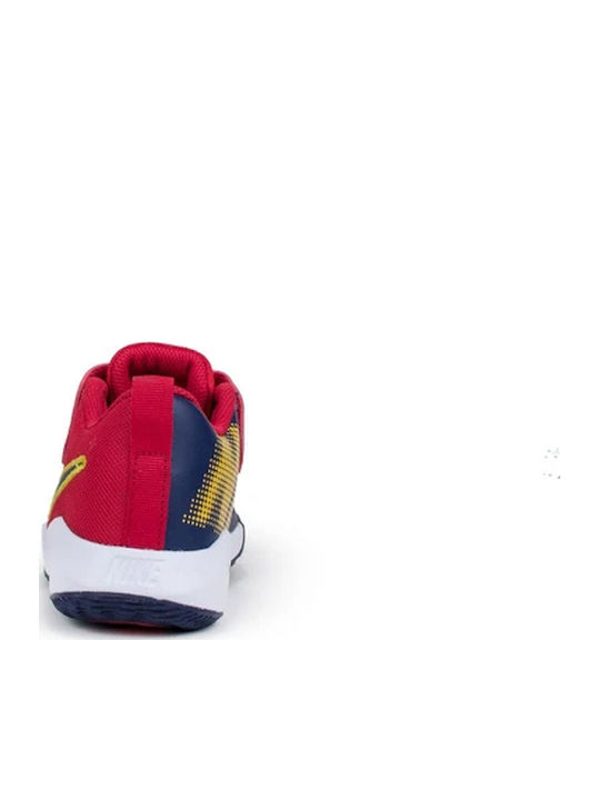 Team Hustle Quick 2 PS Kids Sports Shoes Running with Hoop & Loop Closure Red