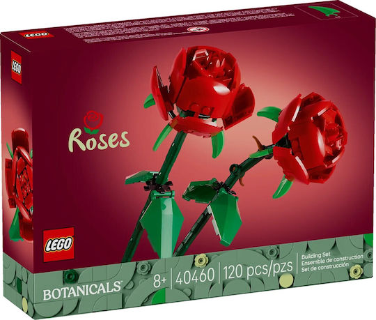 LEGO Botanical Collection Roses (Ambalaj Nou) pentru 8+ Ani 120 buc