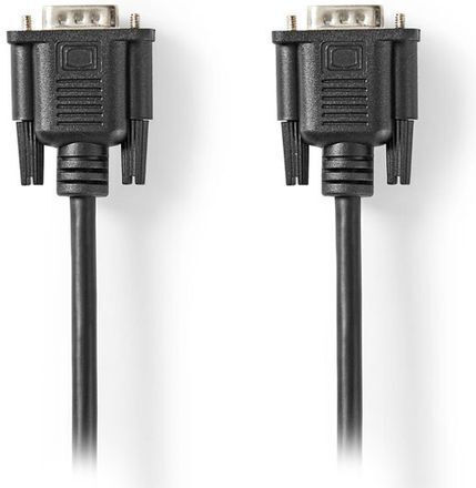 Nedis VGA male to VGA male Black 2m Cable (CCGT59000BK20)