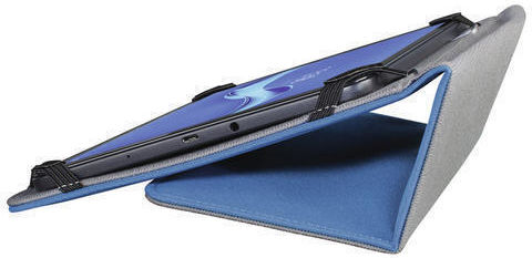 HAMA Strap Flip Cover Blue (9.5 - 11 Inch Tablets)
