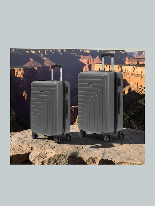CAT Rockford Suitcases Hard Grey Set 2pcs